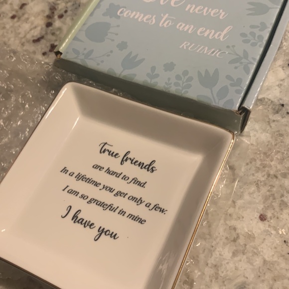 RUIMIC True Friend Trinket Dish NWOT - Picture 4 of 5